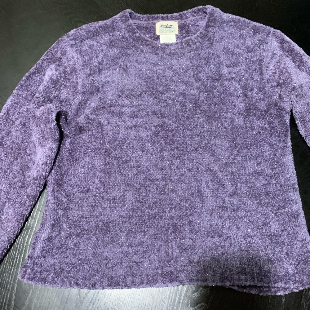 Northern Reflections Lavender Chenille Top
